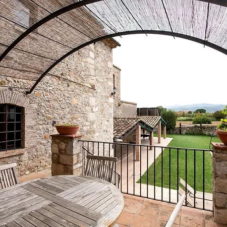 Villa Masia Mas Sastre Con Piscina Cerca De Girona Bordils