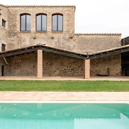 Masia Mas Sastre Con Piscina Cerca De Girona Villa *
